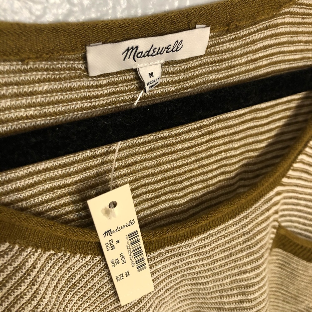 NWT Madewell Watermoore Short-Sleeve Sweater - Picture 3 of 7